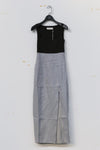 SWAYING/KNIT knitting stitching vest skirt SW23SS2L19 Deep Gray/Gray Orchid PS56